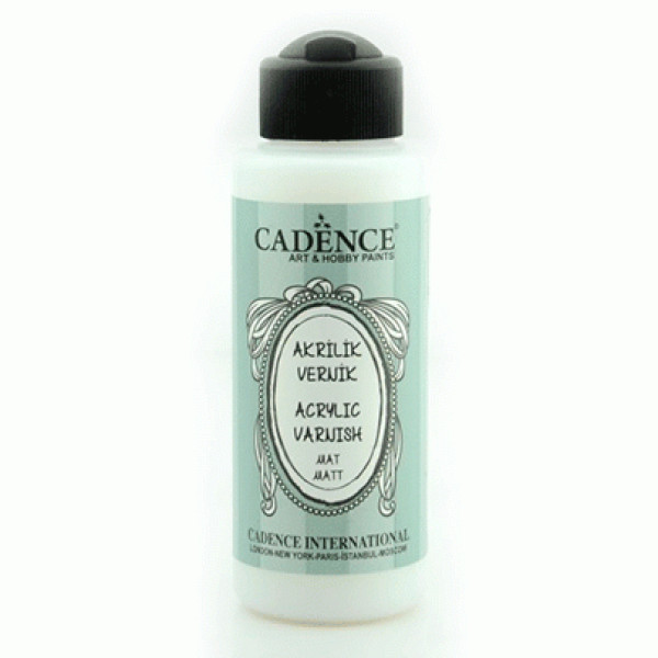 Cadence лак акриловий матовий Water Based Varnish, 25 мл