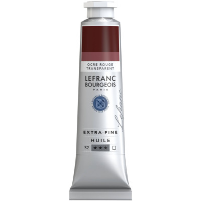Олійна фарба Lefranc Extra Fine 40 мл № 769 Transparent red ochre Прозора червона охра