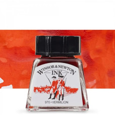 Тушь художественная Winsor Newton Drawing Inks 14 мл, №601 Vermilion Вермилион