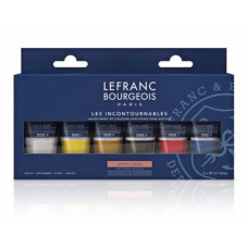 Набор акриловых красок Lefranc Fine Acrylic Colours Set, 6х20 мл