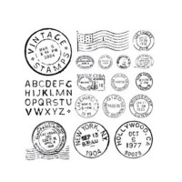 Натирка чорно-біла Cadence 17х25 см, R-057