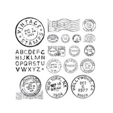 Натирка чорно-біла Cadence 17х25 см, R-057