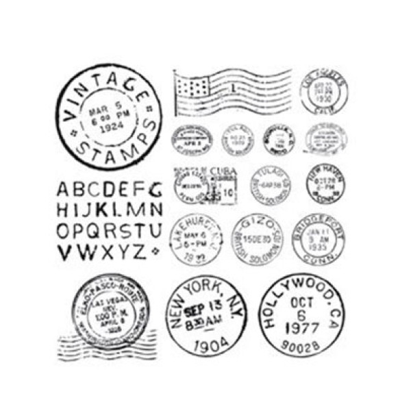 Натирка чорно-біла Cadence 17х25 см, R-057