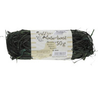 Рафия в мотках Folia Raffia-natural quality 50 гр, № 58 Firgreen Темно-зеленый
