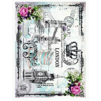 Декупажная карта на рисовой бумаге Rice Paper Decoupage Cadence, №351