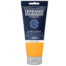 Акрилова фарба Lefranc Fine Acrylic Color 80 мл, 194 Sahara yellow Жовта Сахара