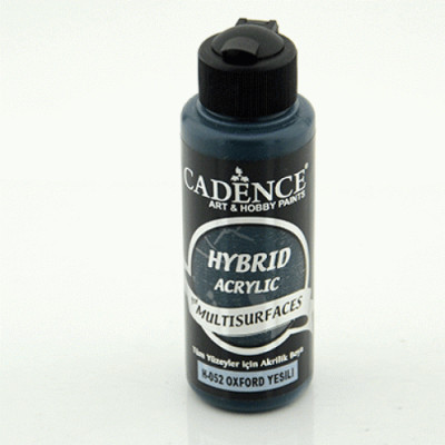 Универсальная акриловая краска Hybrid Acrylic for Multisurfaces Cadence № 52, 120 мл, Oxford Green Оксфорд зеленый