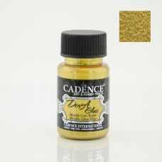 Акриловая краска металлик для стекла и керамики Cadence Dora Glass Metallic Porcelain Paint, 50 мл, № 3136 Богатое золото
