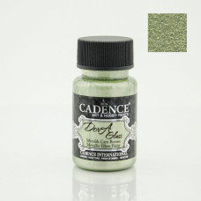 Акрилова фарба металік для скла та кераміки Cadence Dora Glass Metallic Porcelain Paint, 50 мл №3146 Ментол