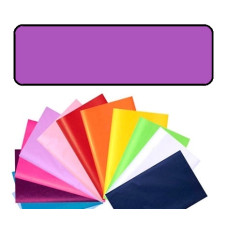 Папір обгортковий тишею однотонний Folia Tissue Paper 20 г/м2, 50x70 см, 13 листів, №61 Lilac Ліловий