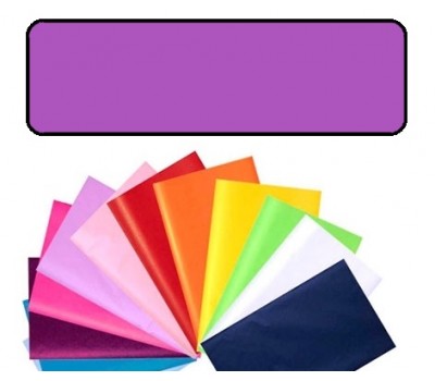 Бумага оберточная тишью однотонная Folia Tissue Paper 20 г/м2, 50x70 см, 13 листов, №61 Lilac Лиловый