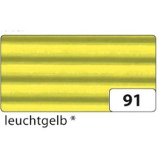 Картон гофрований Folia Corrugated board E-Flute, 50x70 см №91 Fluorescent yellow Флюоресцентний жовтий