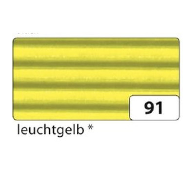 Картон гофрированный Folia Corrugated board E-Flute, 50x70 см, № 91 Fluorescent yellow Флюоресцентный желтый