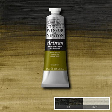 Краска масляная водорастворимая Winsor Artisan Water Mixable 37 мл, № 447, Olive Green Оливково-Зеленый