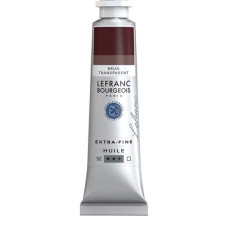 Олійна фарба Lefranc Extra Fine 40 мл №110 Transparent brown Прозорий коричневий