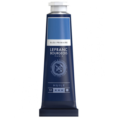 Краска масляная Lefranc Fine 40 мл, № 063, Primary Blue Основной Синий