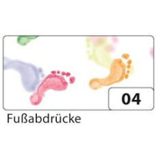 Картон Folia Decorative Kids-2, 270 г/м2, 50x70 см, Отпечатки ног