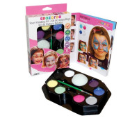 Набір аквагриму Свято для дівчаток Snazaroo Girls hanging palette kit, 8 кольорів