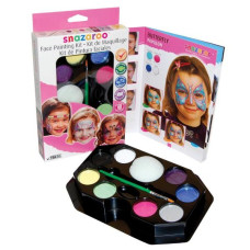 Набір аквагриму Свято для дівчаток Snazaroo Girls hanging palette kit, 8 кольорів