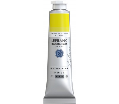Масляная краска Lefranc Extra Fine 40 мл № 171 Japanese yellow lemon Японский лимонно-желтый