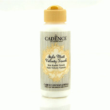 Лак акриловий матовий оксамитовий Cadence Style Matt Velvety Touch Varnish, 120 мл