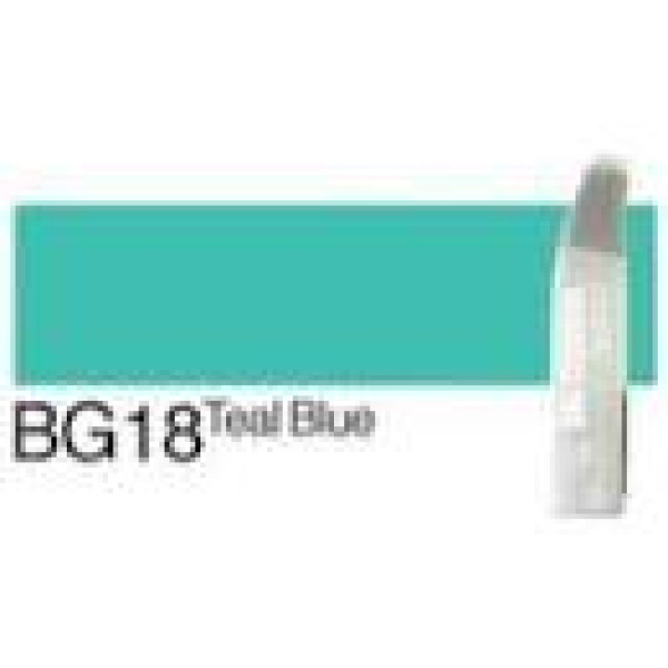 Чорнило Copic Various Ink для маркерів BG-18 Teal blue Синьо-бірюзовий арт 2007656
