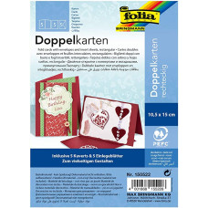 Заготовка для открытки прямоугольная Folia Cards, 220 г/м2, 10,5x15 см, № 22 Dark red Бордовый