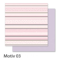 Папір для скрапбукінгу Design Papers Romantic Романтика 190 г/м2, 30,5x30,5 см №03