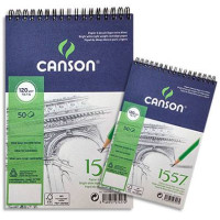 Canson альбом для черчения на спирали 1557 Croquis 120 гр, A5 50 арт 4127-417
