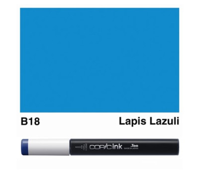 Заправка для маркеров COPIC Ink, B18 Lapis lazuli Лазурит, 12 мл