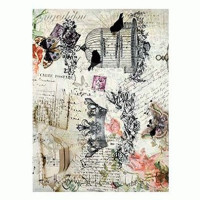 Декупажна карта на рисовому папері Cadenсe Rice Paper А4 Decoupage А4 №154