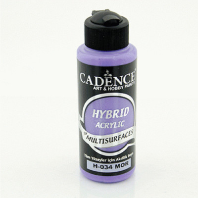 Универсальная акриловая краска Hybrid Acrylic for Multisurfaces Cadence № 34, 120 мл, Purple Фиолетовый