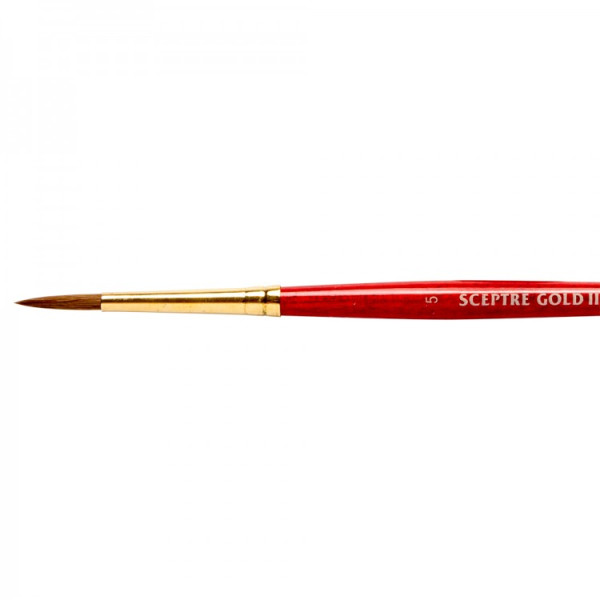 Кисть кругла, міксований ворс Winsor Newton 101 Sceptre Gold II Round, № 5