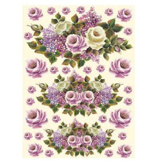 Декупажная карта на рисовой бумаге Cadenсe Rice Paper А4 Decoupage А4, №383