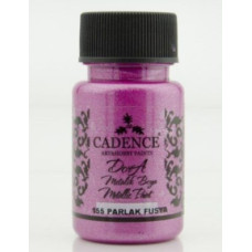 Акриловая краска металлик Cadence Dora Metallic Paint, 50 мл, Фуксия