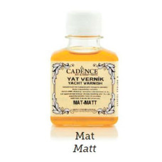 Лак яхтний декоративний матовий Cadence Yacht Varnish Matt, 120 мл