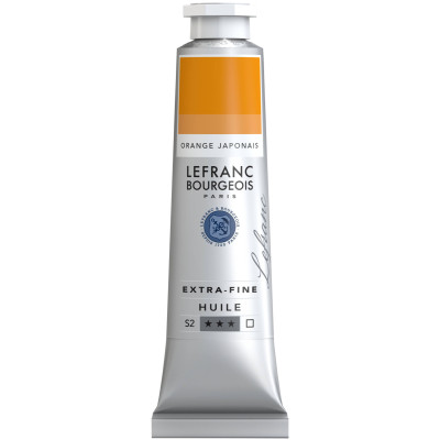 Олійна фарба Lefranc Extra Fine 40 мл № 203 Bright orange Яскравий оранжевий