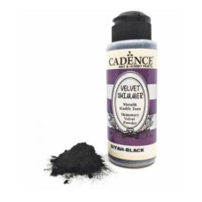 Пудра бархатная перламутровая флок Velvet Powder Shimmer Cadence, 120 мл, Black Черный
