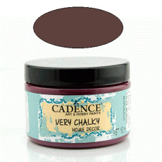 Крейдяна акрилова фарба Cadence Very Chalky Home Decor, 150 мл, Шоколад
