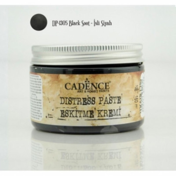 Патина Cadence водяна основа Distress Paste, 150 мл, Чорний