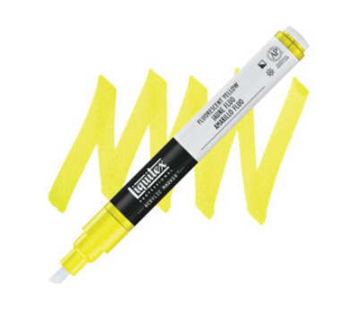 Акриловый маркер Liquitex, 2 мм, №981 Fluorescent Yellow Флуоресцентный желтый