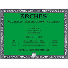 Альбом для акварелі Arches холодного пресування Arches Cold Pressed 300 гр/м2 23x31 см 20 аркушів арт 1795060