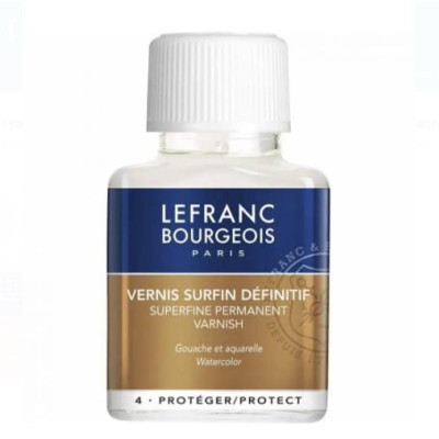Лак для гуаши Lefranc Superfine varnish for gouache, 75 мл
