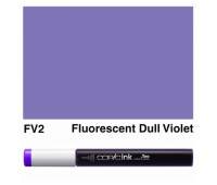 Заправка маркерів COPIC Ink, FV2 Fluorescent dull violet Флуоресцентний тьмяно-фіолетовий, 12 мл