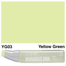 Чернила для маркеров Copic Various Ink, № YG-03 Green bice Светло-оливковый арт 2007622