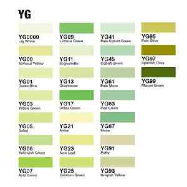 Чернила Copic Various Ink YG-03 Green bice (Светло-оливковый) 2007622 25 мл