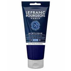 Акрилова фарба Lefranc Fine Acrylic Color, 200 мл №095 Phthalocyanine Blue Фталоціаніновий Синій