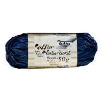 Рафія в мотках Folia Raffia-natural quality 50 гр, № 36 Ultramarine Ультрамариновий