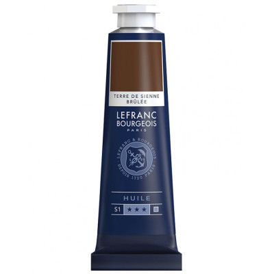 Фарба олійна Lefranc Fine 40 мл, № 481, Burnt Sienna Сієна Палена