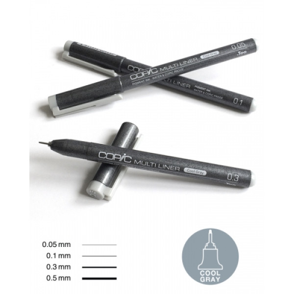 Лайнер Multiliner Copic Cool Grey 0,5 мм